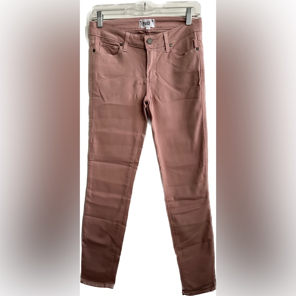 PAIGE Verdugo Ankle pants in Soft Pink - Picture 6 of 7